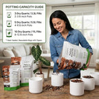 Molly's Aroid Mix - Premium Soilless Potting Mix for Houseplants - Fast Draining, Chunky & Easier to Water vs. Soil for Indoor Plants - with Bark, Coco Chips, Worm Castings, Mycorrhizae 10 Dry Quarts