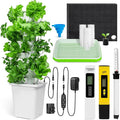 Carpathen Hydroponic Tower Growing System - Indoor Vertical Gardening System for 30 Plants - Complete Kit with Timer, PH+TDS Meter, Water Level Gauge - Self Watering Indoor Herb Garden Without Soil