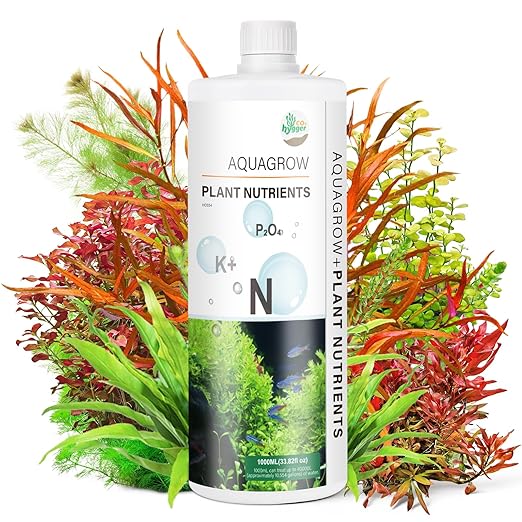 HC034 Aquarium Plant Liquid Fertilizer - Advanced Macro Nutrient Solution for Freshwater Planted Tanks, Promotes Root & Leaf Growth, 150ml/500ml/1000ml (500mL)