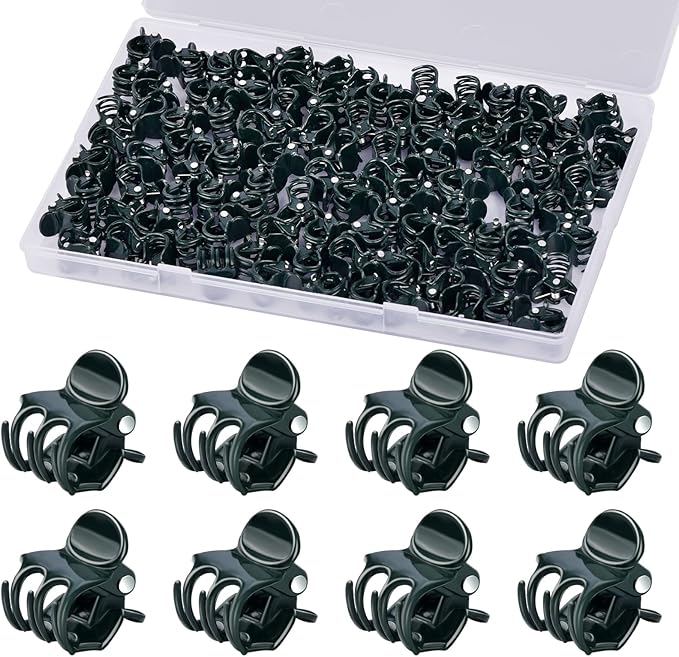 Orchid Clips, ARRITZ 100pcs Garden Plant Clips for Vines Flowers Keep Stems Vines Flowers Grow Upright