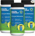Pet Life Unlimited Carpet Deodorizer Powder, 16 oz, Strong Pet Odor Eliminator & Carpet Freshener, Plant-Based Juniper Leaf Scent, Pet Safe (Pack of 3)