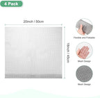 M METERXITY 4-Pack 10 Gallon Plant Root Protector 20x18 Inch, Stainless Stainless Root Guard Baskets Wire Mesh Garden Protection Netting for Tree/Tubers/Crops/Flower/Vegetables/Fruit