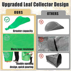 UQM Leaf Collector,Extra Large Portable Pop Up Leaf Bags, Foldable Leaf Pick Up Tools, Reusable Yard Garden Bags for Leaves Lawn Trash