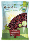 Food to Live Organic Hibiscus Flowers, 1.5 Pounds – Whole Petals. Great for Herbal Tea. Non-GMO. Caffeine-free. Good Source of Vitamin C. Bulk. Kosher