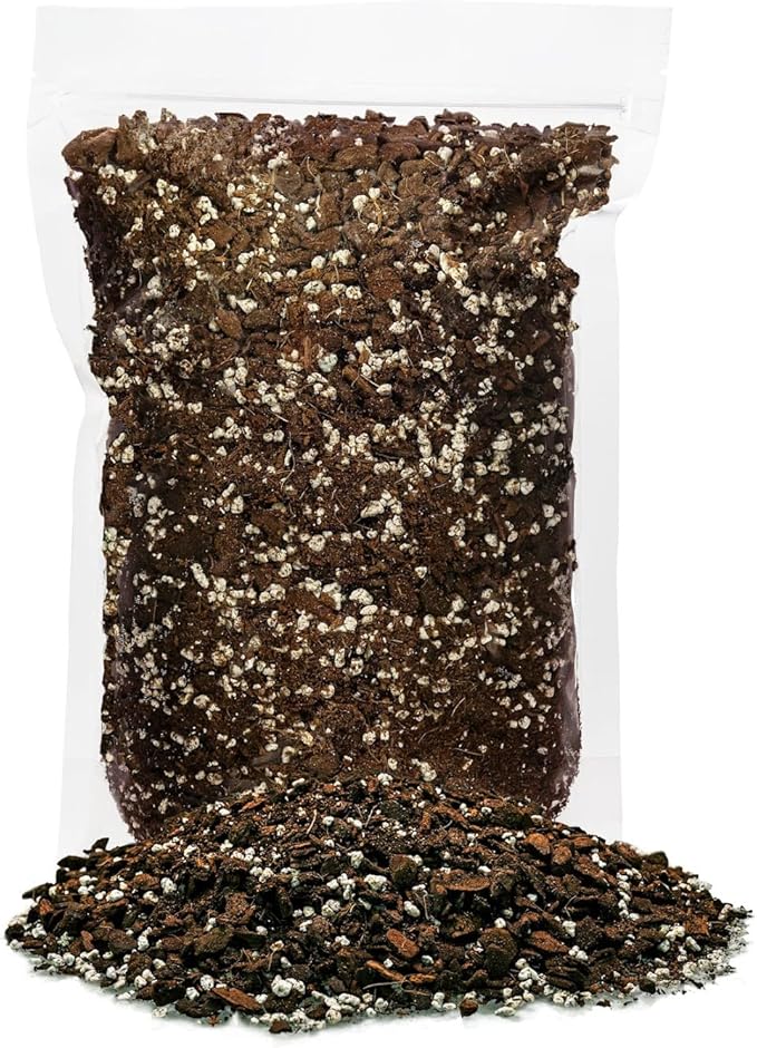 Premium Monstera Soil Mix by Gardenera - Perfect Drainage and Moisture Retention for Swiss Cheese Plant (3 Quart)
