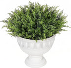 Waipfaru 36 Bundles Artificial Plants Outdoor， UV Resistant Artificial Plants，Fake Plants for Outdoor Porch Decor Lifelike Fake Bushes Greenery for Home Farmhouse Yard Decorations