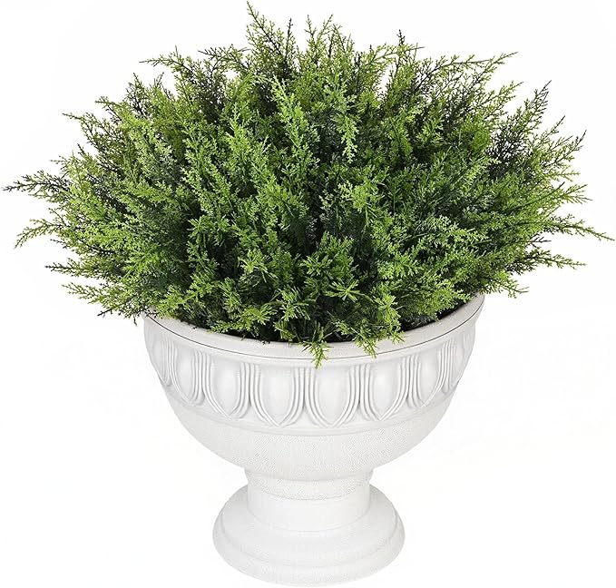Waipfaru 36 Bundles Artificial Plants Outdoor， UV Resistant Artificial Plants，Fake Plants for Outdoor Porch Decor Lifelike Fake Bushes Greenery for Home Farmhouse Yard Decorations