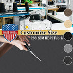 Shade&Beyond Customized Size 5' X 20' Shade Cloth with Grommets, 90% UV Protection UV Protection Mesh Tarp Sun Screens for Patio GN01, Dark Gray
