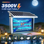 Powerful Large Solar Bug Zapper Outdoor for 1/2 Acre, Poartable Rechargeable Mosquito Zapper with High Powered, Cordless Solar Fly Zapper for Patio Garden Backyard Farm Pest Control