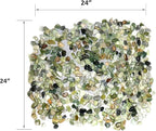 Rocks for Plants. Green Jade Polished Decorative Pebbles. 0.5 to 1 Inch 18 lbs. for Garden, Landscaping, Indoor, Vase fillers, Crafting, Succulents, pots, Plants