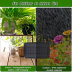 Solar Drip Irrigation System for Garden, Automatic Drip Irrigation Kits,Plants Self Watering Devices for Vacation,Solar/Battery Powered Water Pump for Potted Plants,Raised Beds,Greenhouse (15 Pots)