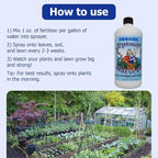 Neptune's Harvest Fish & Seaweed Liquid Fertilizer (2-3-1) - 18oz Pint - Plant Food for Garden - Indoor & Outdoor Organic Plant Fertilizer for Vegetables, Flowers, Fruit, Trees & Lawns