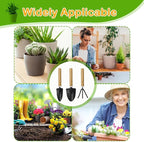 Small Garden Tools,3 Pcs Mini Garden Tools Set,Include Small Trowel,Mini Shovel and Hand Rake,Heavy Duty Indoor Gardening Plant Tools Set for Succulent,Bonsai,Pot Plants,Potting Tools Kit