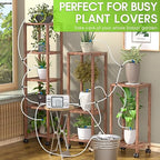 Automatic Watering System Dual Pump for Indoor Plants, Built-in Rechargeable Battery, Two Independent Water Zones, Worry-Free Vacation Drip Irrigation Kit, Water-Saving Smart Plant Waterer, White