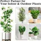 ZOUTOG Trellis for Climbing Plants Indoor 4 Pack 30 Inch,Rustproof Metal Garden Trellis for Potted Plants,Houseplant Support Indoor Outdoor for Ivy Pothos Monstera Hoya Flower Vines(Golden Round)