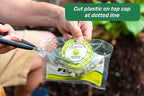 Rescue! Outdoor Disposable Fly Trap – Hanging Fly Catcher with Attractant Bait, Fly Bag for Patio, Yard, Trash & Farm Areas – Easy-to-Use Outdoor Fly Control - 6 Traps