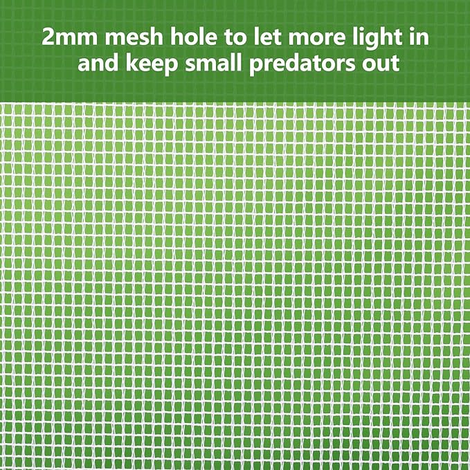 23.6" Outdoor Mesh Plant Enclosure, Plant Cover for Pests, Bird and Pest Protection Guard for Fruit, Vegetables, Flowers and Herbs Pop-Up Cage 15.7 x 15.7 x 23.6 Inches