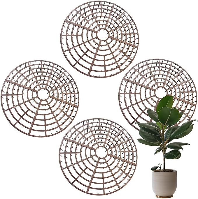 Plant Covers - 4PCS Breathable Protectors | 11x1in Cat-Resistant Flower Protection Covers, Breathable Guard for Outdoor Yard, Patio, Porch, Apartment, Dorm, Home Decor