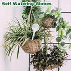 Pynqdfu 20 PCS Clear Plant Watering Globes,Plastic Self-Watering Bulbs,Self Watering Planter Insert Plant Accessories for Plants Indoor,Outdoor,Flowerpot,Home Garden(Large,Medium,Small)