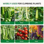 Cucumber Trellis for Raised Bed, U-Shape Garden Arch Metal Support for Climbing Plants, Metal Arch Plant Support Vegetables Trellis, Plant Support for Vine Outdoor (Black, 47*30*47inch(L*W*H))
