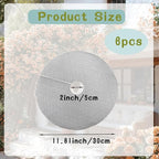 6 Pcs 11.81 Inch Plant Pot Grids-Cuttable, Plant Pot Soil Protective Covers, Thickened Flower Protectors from Animals for Indoor Outdoor Garden Plant Protection
