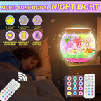 Hannstar Fairy Garden Kits for Kids - Light Up Terrarium kit Birthday Gift for Girls Ages 4 5 6 7 8 10 12 Years Old - Creative Garden Toys for Girls - DIY Arts and Crafts Kit for Kids