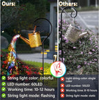 SRNPMIU Solar Watering_Can Light, Solar Yard Decorations Outdoor, Garden Decor Lights, IP65 Waterproof Hanging Lantern Lights, Flower Bed Decor, Gifts for Grandma, Women, Mom