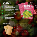 KVITER 100 Sweet Banana Pepper Seeds for Planting (Capsicum Annuum) – Yellow Bell Pepper Seed Packets – Non GMO Heirloom Vegetable Seeds for Planting Indoor Garden & Outdoor, Containers