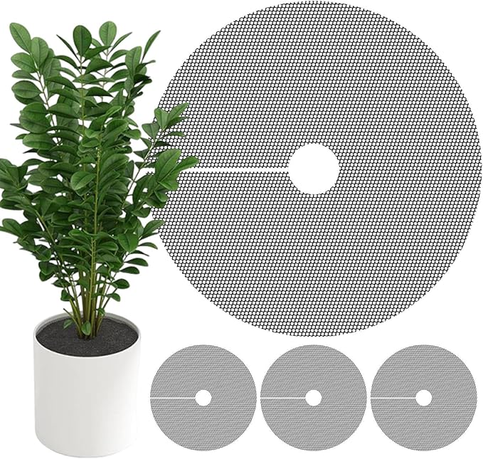 Plant Pot Covers,Cuttable Mesh Barrier Guards - Plant Protectors from Animals | for Garden Outdoor Indoor Dogs Potted Bonsai