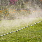 Sprinkler Soaker Hose 25ft 2Pack for Garden Lawn, Watering Pipe with Holes, High-Efficiency Water-Saving Garden Irrigation System, Drip Hose Sprinkler