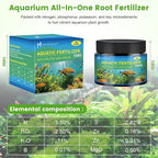Root Tabs Freshwater Aquarium Plant Fertilizer, Slow-Release 100 Tabs 1g/Tab, Safe for Fish and Shrimp, for Planted Aquarium Substrate (100)