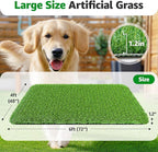 Realistic Artificial Grass Rug Indoor Outdoor: Fake Grass Turf with Drainage Holes, Pet-Friendly Dog Grass Mat, Perfect for Garden Lawn Balcony Patio Backyard Landscape Decoration, 4FT x6FT