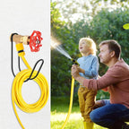 Garden Hose Holder Water Hose Hanger Wall Mounted,304Stainless Steel Solid Hose Hook Holds Up to 50Ft Garden Hose, Expandable Hose, Water Hose(Chrome 2pcs)