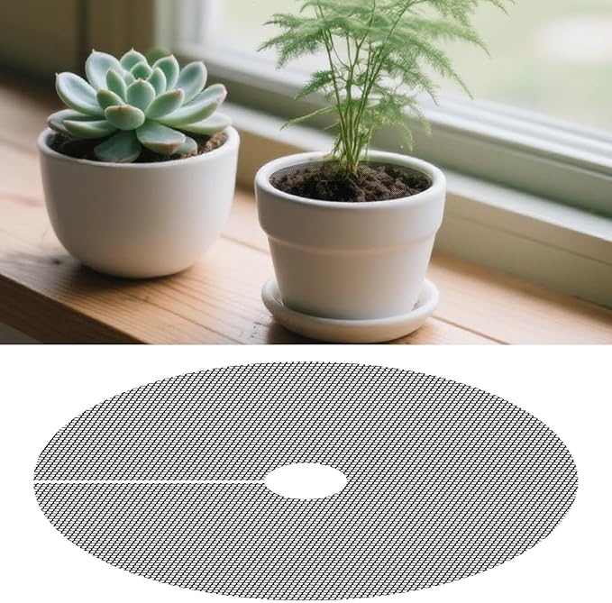Plant Pot Cover - Cuttable Mesh Barrier Guards,Plant Protector from Cats Indoor - for Garden Outdoor Indoor Dogs Potted Bonsai