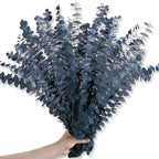 26Pcs Real Dried Eucalyptus Stems, 17" Blue-Green Preserved Eucalyptus Stems for Vase, Home Decor, Farmhouse, Dried Flowers Table Centerpiece Arrangement
