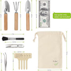 Indoor Garden Tools for Gardening - KiiZYS 12-Piece Small Garden Tools Set - Indoor Gardening Gifts for Women - Mini Hand Tools House Plant Tool