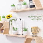 Der Rose 6 Pack Fake Plants Small Realistic Succulents Plants Artificial for Home Room Decor Indoor