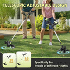 20V Cordless String Trimmer, 2.0Ah Battery Powered with Fast Charger, 12'' Grass Cutter with Auto Line Feed, 3-in-1 Electric Lawn Mower Grass Trimmer & Edger Lawn Tool with 8 Lines for Yard, Garden