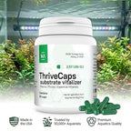 ThriveCaps Aquarium Root Cabs – Premium Root Fertilizer for Live Plants – Slow Release – Strong NPK + Micros – Safe for Shrimp & Snails – 60 Count