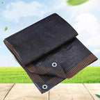 Sun Shade Sun Sail Shade 5m Shading Net Grommets Multifunctional Shade Sail, Durable Outdoor Shade Net Tarp for Garden Pergola Plant Balcony Courtyard,black-2x5m