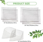 Foyego 6 Pack 10Gallon/5Gallon/3Gallon Root Guard Baskets for Plants, Underground Stainless Steel Wire Mesh Cages Gopher and Vole Wire Basket for Plants Root Protection