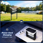 Solar Bug Zapper Outdoor for 2000 sq.ft, Portable Solar Mosquito Zapper with 13 FT Extension Cord, Rechargeable Electric Bug Zapper with High Powered for Patio Garden Backyard RV Camping Pest Control