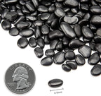 10lb Black Small Decorative Pebbles - Gravel River Rock,Natural Polished Decorative Stones 3/8" Gravel Size,Pebbles Gravel for Bamboo Plants,Succulent,Home Decor,Landscaping,Vase Fillers and More.