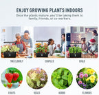 Ahopegarden 120 Pcs Seed Pod Kit for Aerogarden, Highly Breathable Hydroponics Replacement Pods Compatible with Most Indoor Hydroponic Systems,120 Grow Sponges & 120 Pod Labels