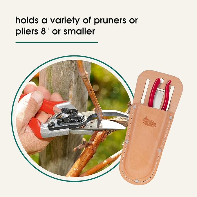 Weaver Leather Arborist Shaped Pruner Pouch, Tan