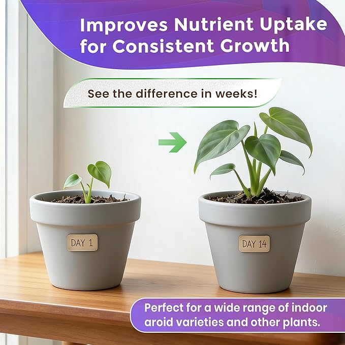 Professional Aroid Soil Mix Large 2.2 Quarts Ready to Use, Premium Potting Soil for Aroid Plants Monstera Philodendron Indoor Plants, Peat Moss Coco Coir Perlite Dolomite Made in USA