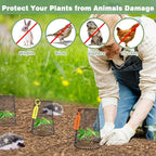 20 Pcs 6.8"×7.4" (Multiple Sizes/Quantities Available) Seedling Plant Protectors from Animals, Chicken Wire Plant Cage Garden Cloche to Protect Plants Vegetables from Rabbits Squirrels Chicken ﻿