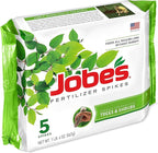 Jobe’s Slow Release Tree and Shrub Fertilizer Spikes, Easy Plant Care for Oak, Maple, Dogwood, Boxwood, and Many More Acid Loving Trees and Shrubs, 5 Count