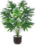 Der Rose Fake Plants Tall Green Artificial Tropical Faux Plants Indoor for Living Room Home House Decor