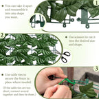 ODTORY Artificial Ivy Privacy Fence Wall Screen,40X120 in UV-Anti Faux Greenery Backdrop Ivy Vine Leaf Hedges Fence Panels for Patio, Balcony, Garden, Backyard Indoor Outdoor Green Wall Decor